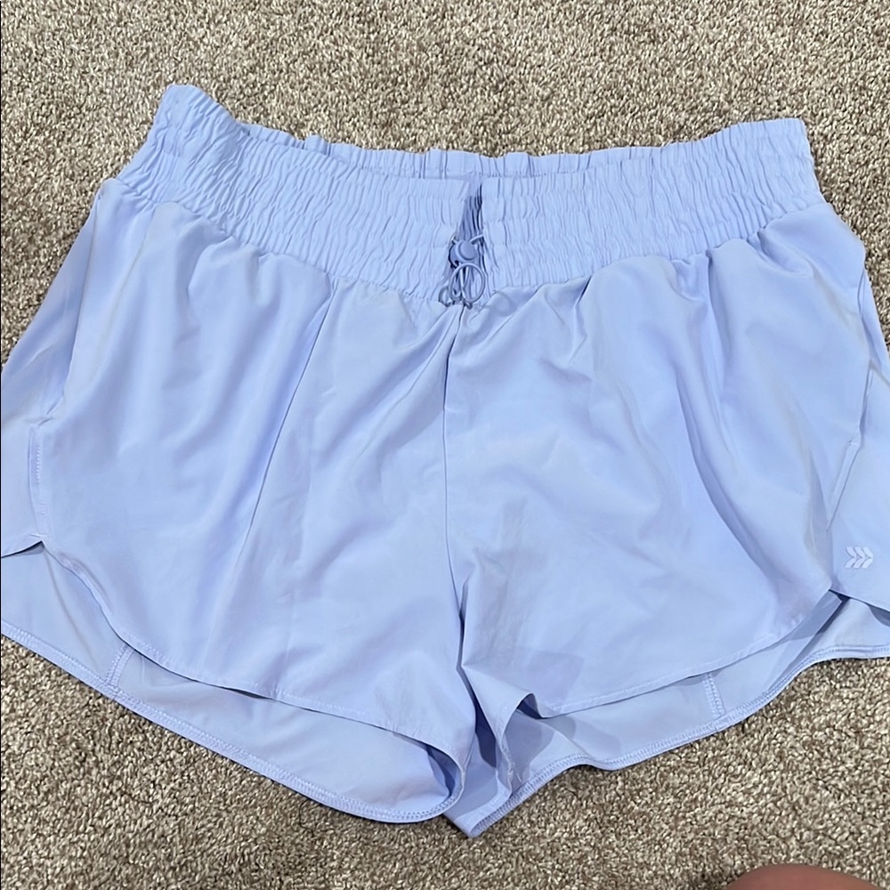 All in Motion Blue Athletic Shorts Lightweight Moisture-Wicking